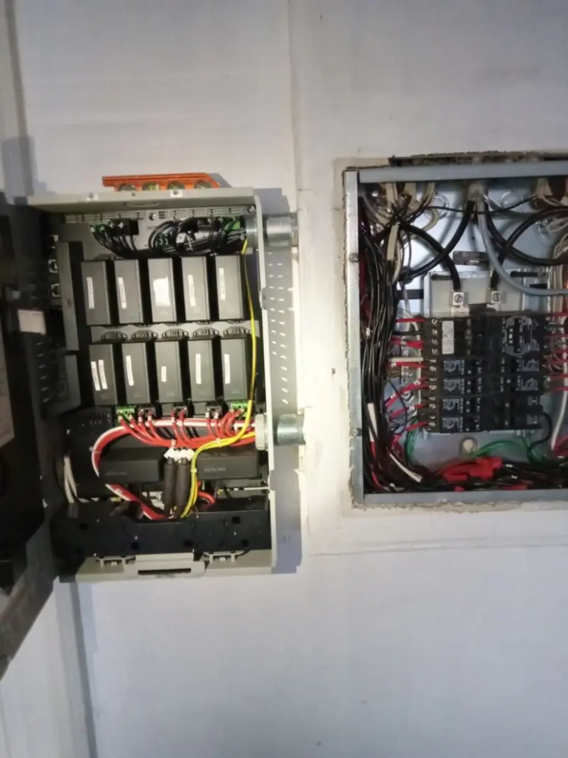 Electrical panel upgrade completed for Indoor Lighting Installation in Freeburg
